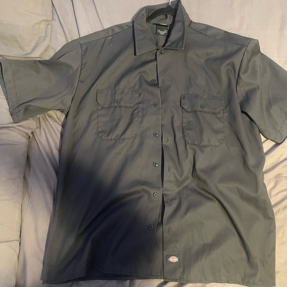 Dickies Men's Dark Green Short Sleeve Shirt